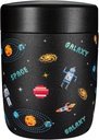 Charcy 9oz Stainless Steel Vacuum Insulated Kids Food Jar - Soup Thermo for Hot & Cold Food - Gray Astronaut
