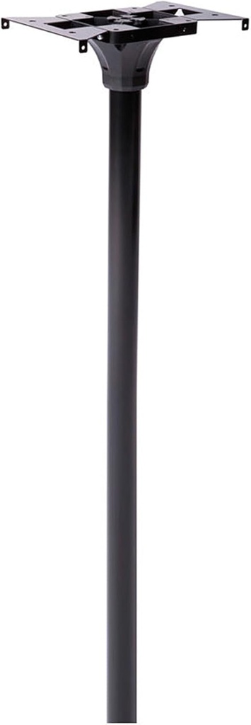 Architectural Mailboxes Coolidge Galvanized Steel Mailbox Post, Compatibility Code F, 7511B-10, Black