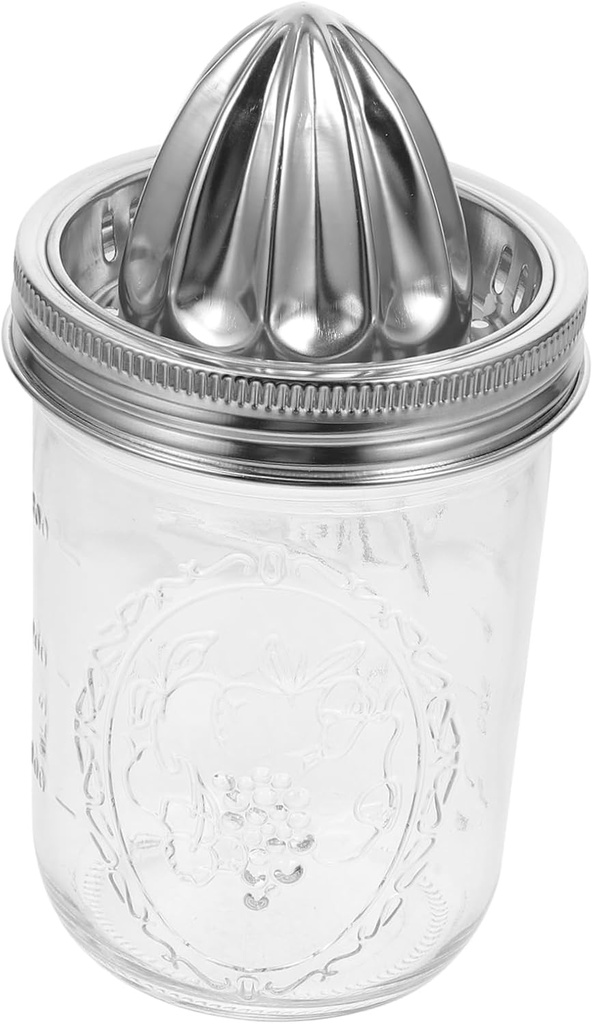 Compact Portable Fruit Squeezer Manual Lemon Juicer Stainless Steel for Kitchen Use