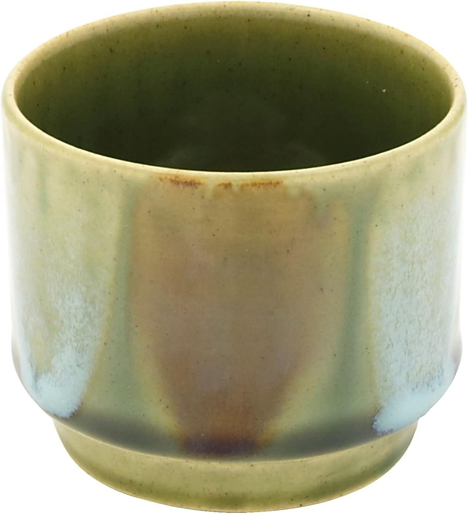 Hasami Ware Chojuro Kiln Sansai Ryushi Cup Oribe