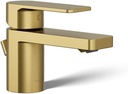 Kohler 24804-4K-2MB Parallel Low Single-Handle 1.0 GPM Bathroom Sink Faucet, Vibrant Brushed Moderne Brass