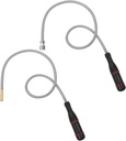 Flexible Magnetic Pickup Tool, 2pcs Powerful Magnetic Sweeper Pickup Tool, 21"Long Flexible Bendable Magnetic Pickup Tool for Hard to Reach Car Keys Bolts Nuts Usb Screws