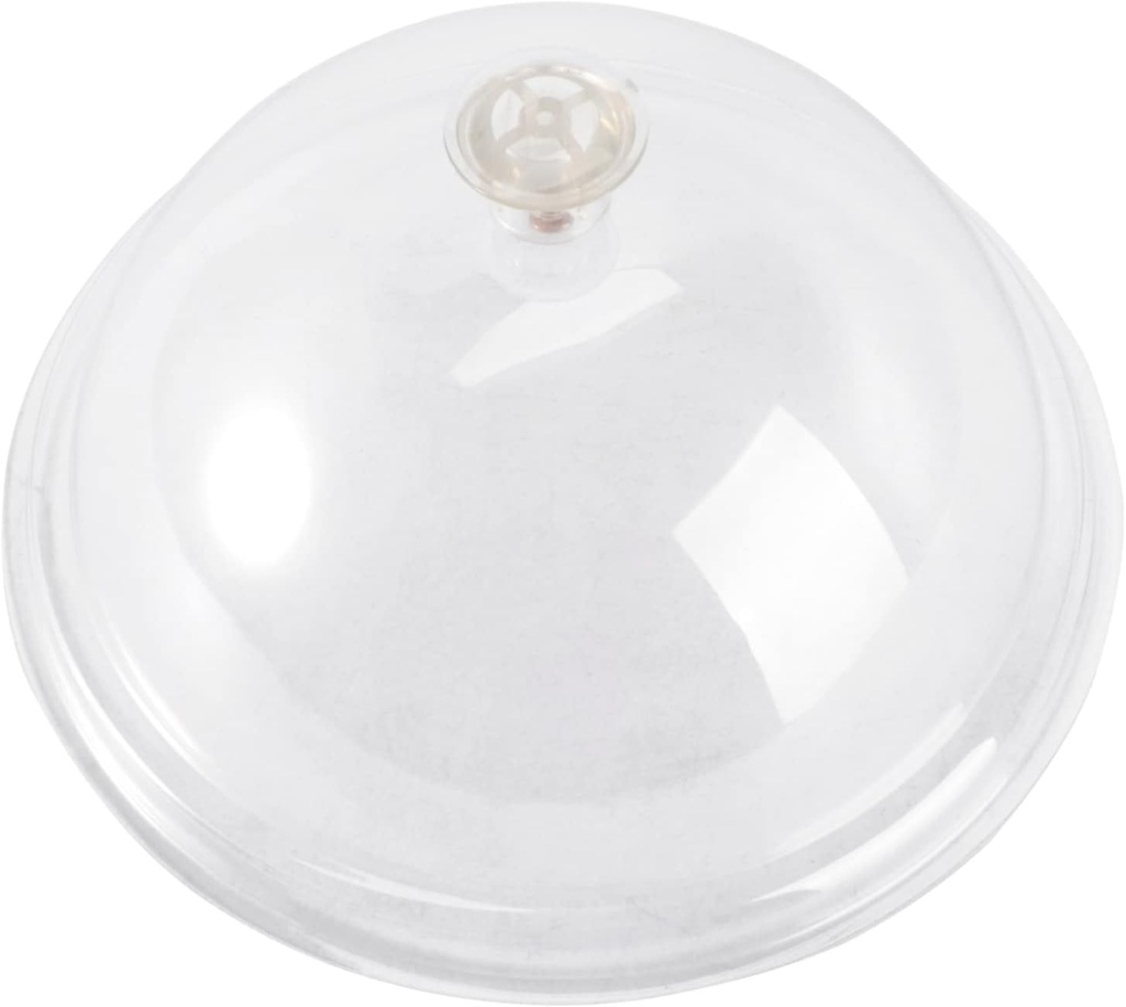 1pc Acrylic Food Cover for Microwave Picnic Cake Carrier Tailgating Outdoor Insulation Lid Random Handle