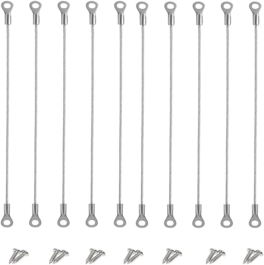 Cabinet Door Restraint,Door Opening Angle Protector Cabinet Hinge Limiter,10pcs (20cm/8inch)