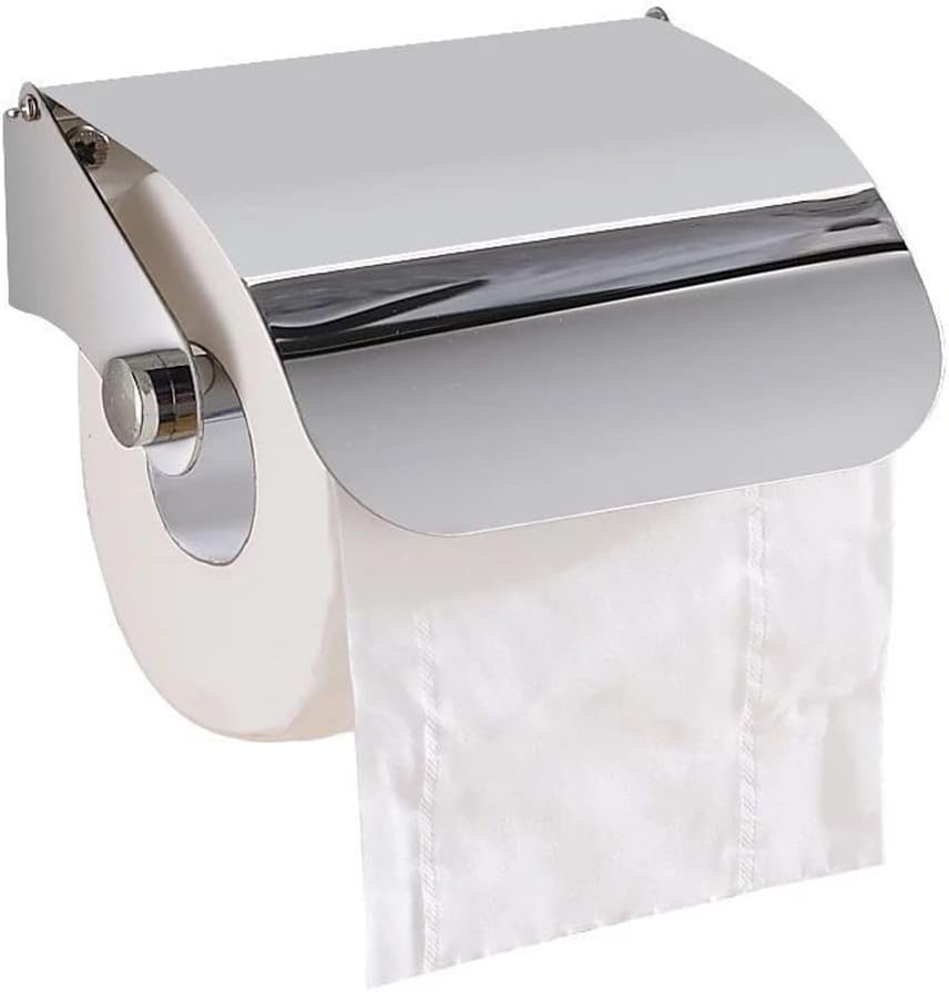 Toilet Paper Holder Hotel Dispensers Stainless Steel Box Wall Mounted Stand