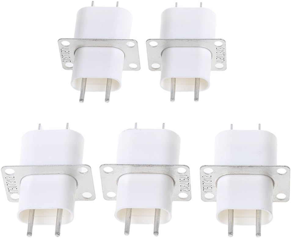5Pcs Electronic Microwave Oven Magnetron 4 Filament Pin Sockets Converter