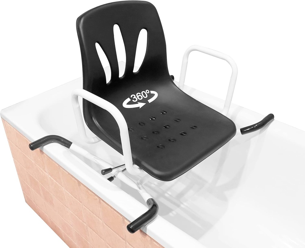 PEPE Mobility - Swivel Bath Chair for Seniors 360º, Bathtub Seat for Adults, Tub Transfer Chair, Rotating Bath Seat