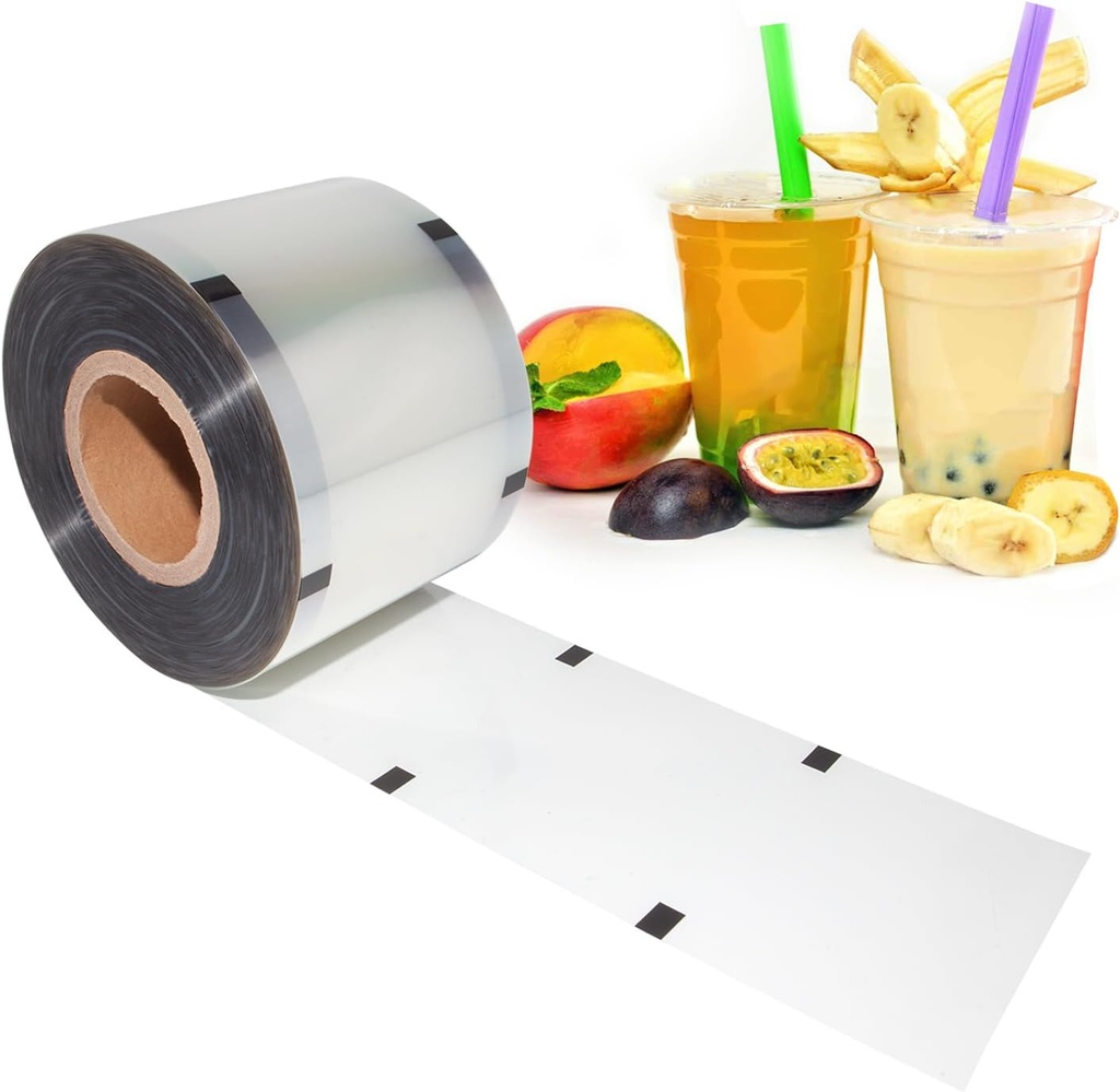 ALDKitchen Cup Sealing Film Clear | Seals 3304 Cups per Roll | 90mm-105mm | Compatible with PP, PET and Paper Cups (1 Pcs)
