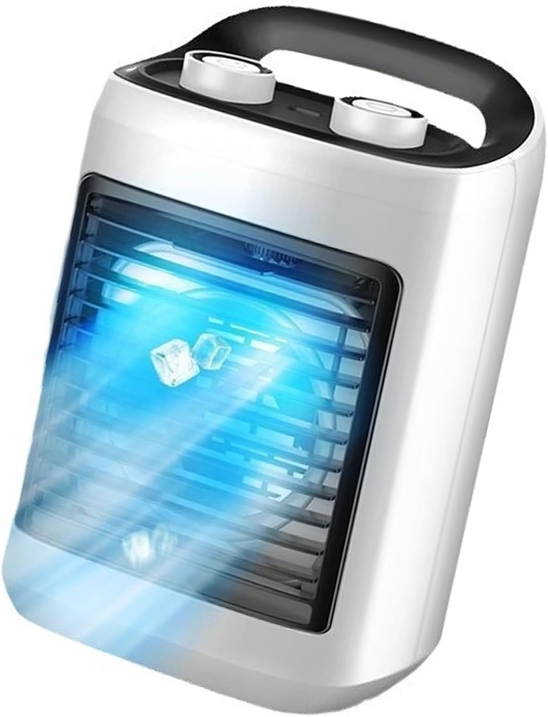 USB Powered Air Coolers 30Hr Runtime 3 Winds Modes Ice Based Cooling Systems For Office Car Camping Quiet Design Leak Proof Car Air Coolers