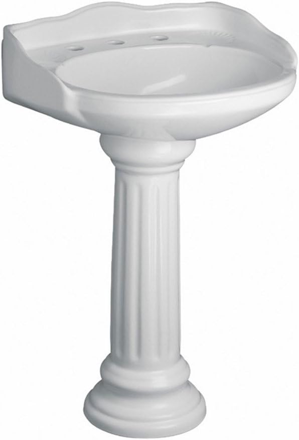 Vicki Pedestal Lavatory 8" Widespread