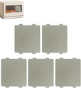 5 PCS Waveguide Cover, Universal Mica Sheet for Microwave Oven, Cut to Size, 108mmX99mm, 5 Pack