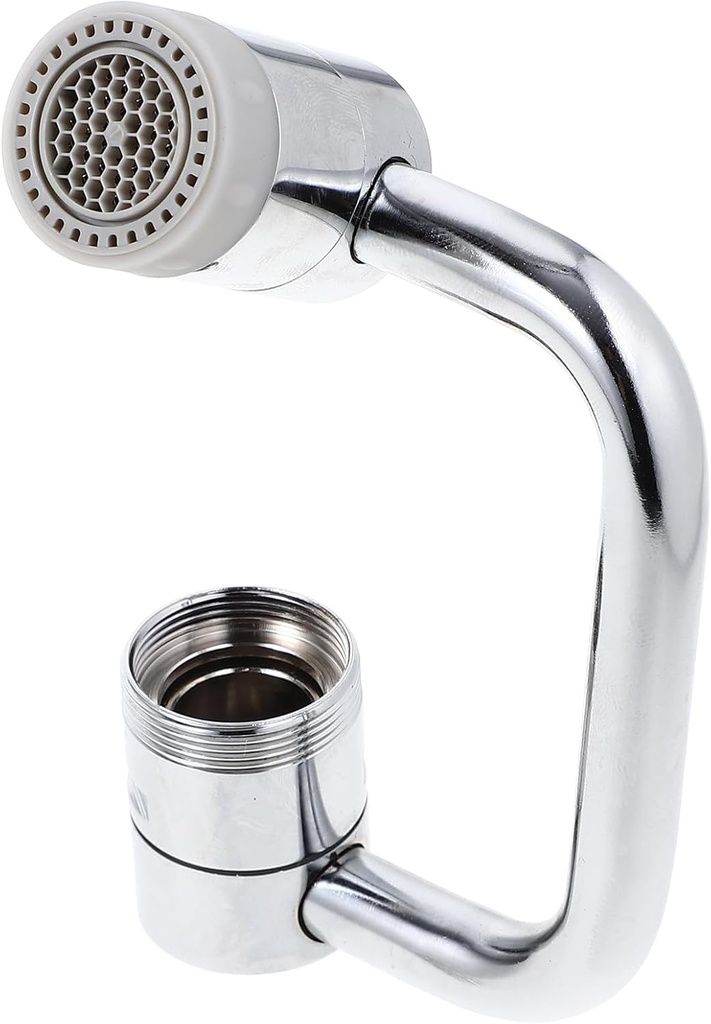 DOITOOL 1080° Swivel Faucet Extender for Bathroom Sink, 2 Water Outlet Modes 1080° Rotatable Faucet Aerator 360° Swivel Faucet Attachment Kitchen Bathroom Faucet Extender Rotating Tap Aerator