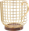Zerodeko Coffee Organizer Multi-Purpose Storage Basket Coffee Capsules Display Holder Stylish Storage Solution and Home Accessories