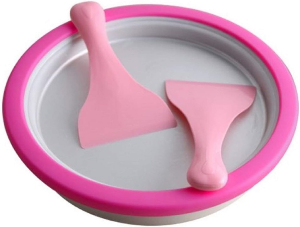 Spona Iron Plate Ice Cream Maker Making Pan Instant Handmade IceCream Machine