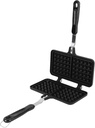 Nonstick Waffle Maker Pan, Pan Waffle Maker, Portable Stove Top Waffle Maker Pan, Camp Stove Top Waffle Skillet for Belgian Waffles Sandwich Toaster, Sandwich Maker