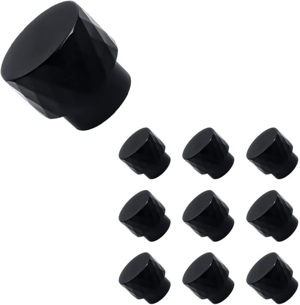 Pack Of 10 Cabinet Knob Metal Drawer Pulls Modern Cabinet Handle Contemporary Door Handles Set For Kitchen & Wardrobe