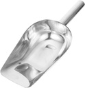 Hemoton Stainless Steel Multi-purpose Food Scoop Ice Shovel for Flour Rice and Grains Kitchen Utensil for and Dried Fruits
