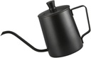 Zerodeko 304 Stainless Pot Lid Mini Kettle for Home Brewing for Coffee Lovers for Espresso and Tea