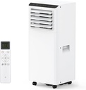 8000 BTU Portable Air Conditioner, 3 In 1 AC Unit Cooling Up to 350 Sq.Ft, Small Air Cooler, Fan, LED Display, Remote Control, White