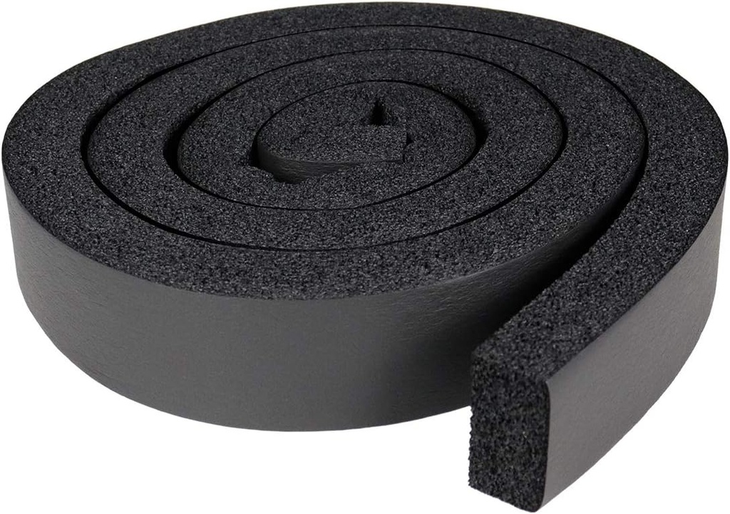 LBG products Window Air Conditioner Foam Seal Strip Insulation, 2 Inch Wide X 1 Inch Thick, Windows AC Foams Weatherstrip Tape with High Resilience, 6.5 Feet Long x 1 Roll