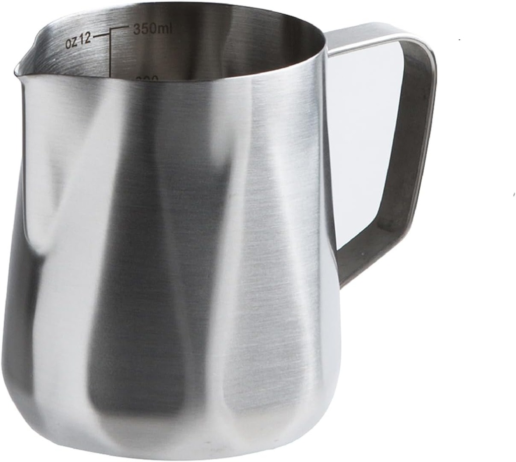 Milk Frother Cup,350ml/600ml Milk Frothing Pitcher Stainless Steel Kettle (12oz/20oz) Coffee Bar Cappuccino Espresso Machine Accessories Barista Tools(20oz)