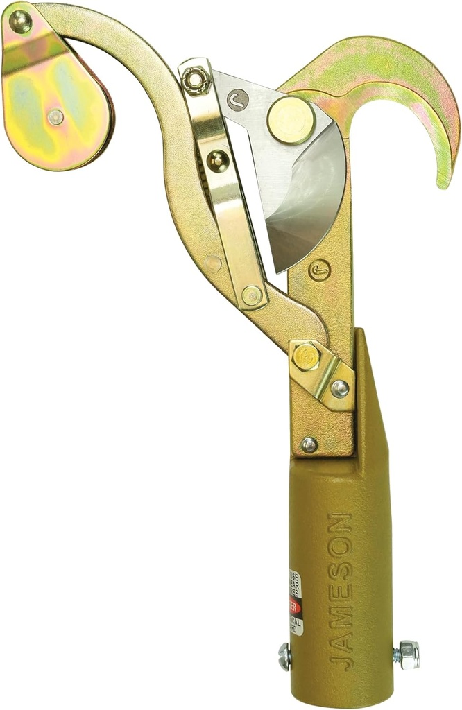 JA-14 Heavy Duty Side-Cut Pruner, Fixed Pulley, 1.25” Cut Capacity, Forged Steel, Professional Arborist Tool, Smooth Cutting Action, Easy Blade Replacement