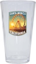 R and R Imports Santa Monica California Design C Souvenir 16 oz Pint Glass Single