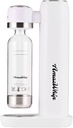 Sparking Water Maker, Household Portable Bubble Water Machine With 1L Water Bottle, CO2 Soda Maker Machine For Carbonated Beverage Homemade (White)