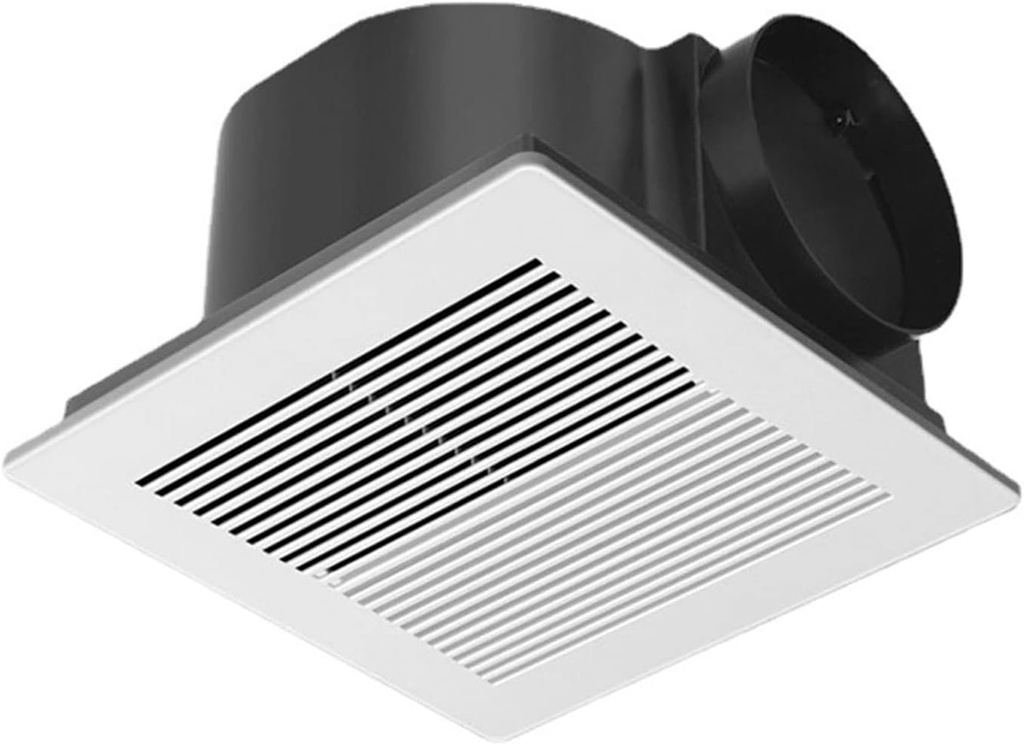 Ventilation Fan 10 inches Ultra-Thin Silent Ventilator Fan, Bathroom Ceiling Integrated Exhaust Fan, Square House Kitchen Ventilating Fan ventilating Fan,