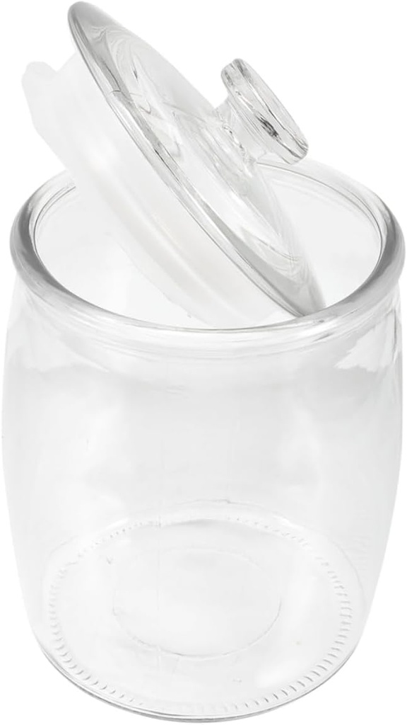 PRETYZOOM Transparent Airtight Glass Pickle Jars Cookie Container with Lid Vegetable Storage for Kitchen Organization and Freshness Preservation