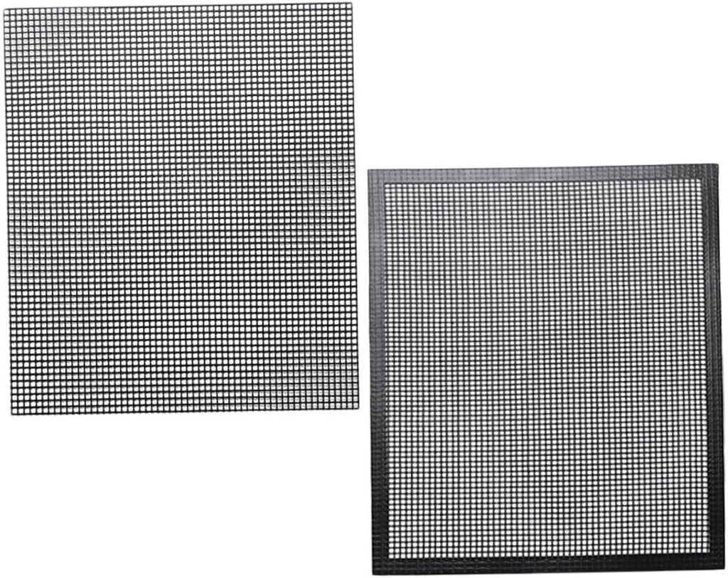 2Pcs High-Temperature Resistant Silicone BBQ Grill Mats Non-Stick Barbecue Pads for Outdoor Grilling Camping and Oven Use