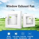 HBJWOV Wall Ventilation Pipe Kitchen Toilet Fan Ventilator Mute Bathroom Extractor Air Vent Fan