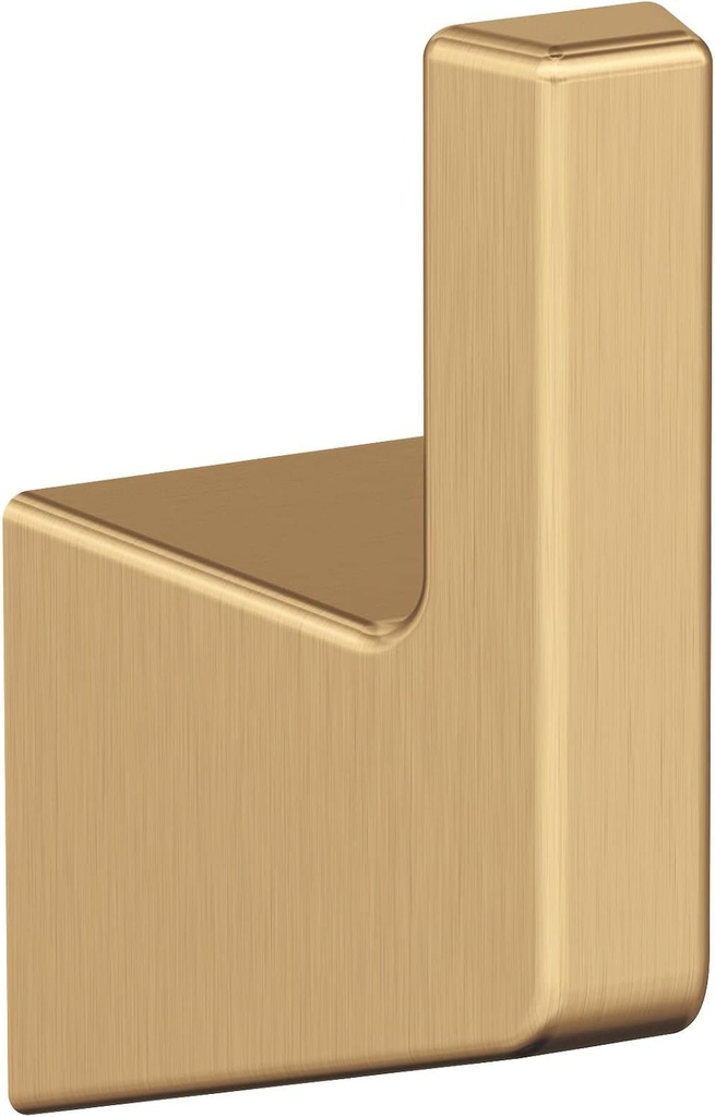 Amerock BH36000CZ | Champagne Bronze Single Robe Hook | 3-9/16 in. (90 mm) Length Towel Holder | Blackrock | Towel Hook for Bathroom | Bathroom Hardware | Bath Accessories