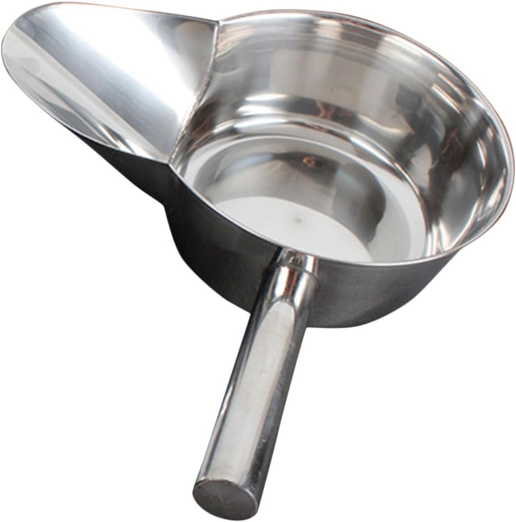 Unomor 2pcs Stainless Steel Popcorn Scoop Food-grade Kitchen Shovel for Grains for Easy Bagging Non-stick Design Essential Kitchen Tool for Fries and Snacks