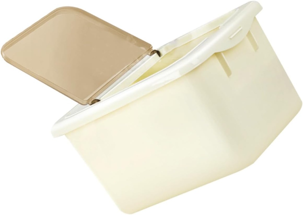 ABOOFAN Airtight Rice Storage Container Lid Cereal Storage Bucket for Dry Food Rice Flour and Grains Capacity Kitchen Organizer Material