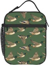 Adorable Mallard Ducks Lunch Box - Insulated Lunch Bags for Boys/Girls/Women/Men Detachable Handle Lunchbox Meal Tote Bag