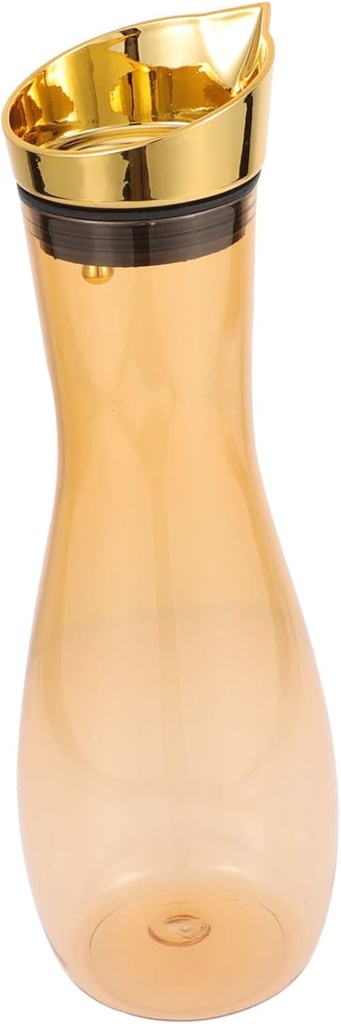 Healifty Water Infuser Pitcher Lid Large Plastic Jug Electroplated Fruit Infuser Juice Dispenser