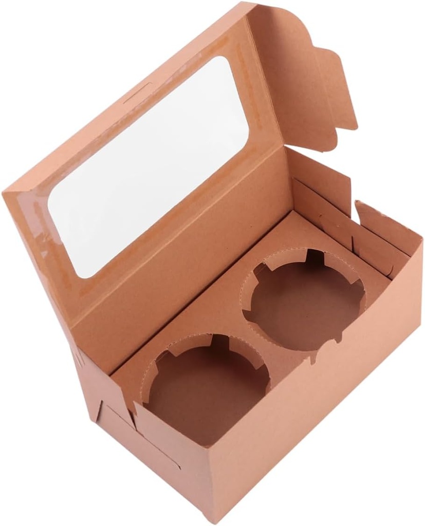 Ciieeo 10pcs Cupcake Packing Box Cake Wrapping and Tart Container for Birthdays Weddings and Special Occasions Material for Storage