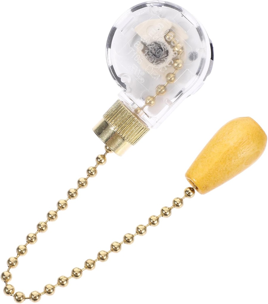 Ceiling Fan Pull Chain Ornament Speed Switch for Ceiling Lights Fans Material Decorative Light Pull Easy Install for Home