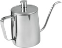 HOMSFOU Practical Kettle Tea Pot Stainless Steel Kettle Long Narrow Spout for Kitchen Tea House