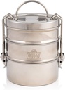 3 Tier Indian-Tiffin Stainless Steel Large Tiffin Lunch Box