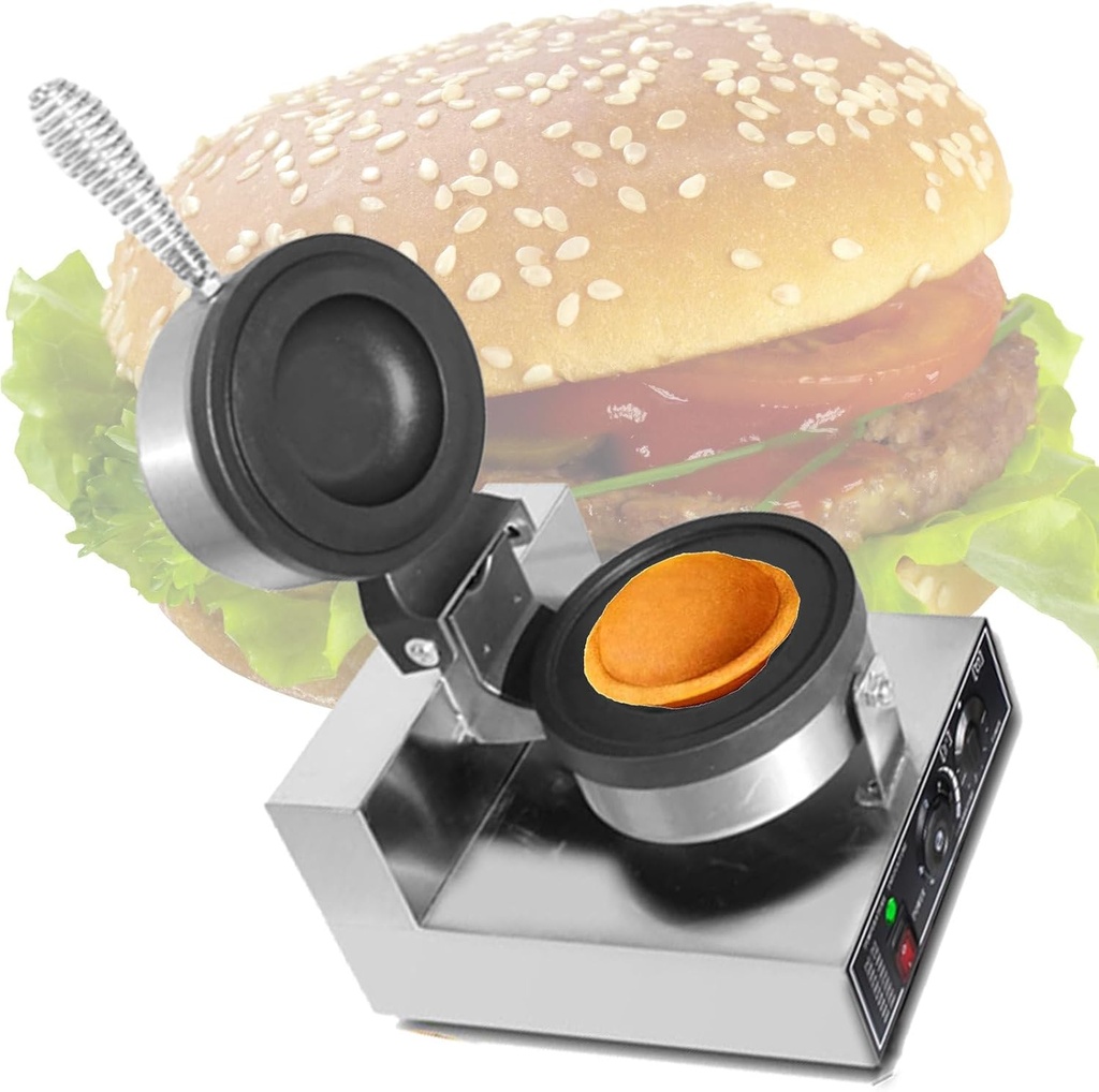 Stainless Steel Non-stick Hamburger Machine, Sandwich Press, Ice Cream Waffle Machine, Home Party Bread Heating Machine/220V (220v)