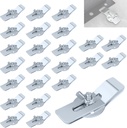 Heavy Duty Undermount Sink Clips - 24 Pack for Bathroom & Kitchen Vanity Countertop Sink Supports