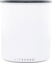 AirScape Planetary Design Kilo Coffee Storage Canister - US Patented Inner Plunger Lid Removes Excess Oxygen - DON'T buy airtight, BUY AIR-LESS - Holds 2.2 lbs Coffee Beans - (Matte White)