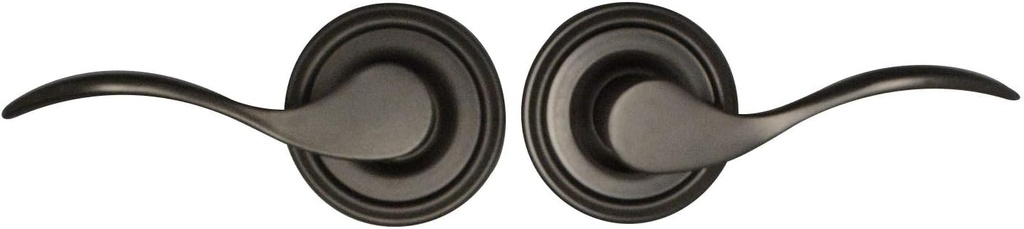 Weslock Right Handed Bed/Bath Bordeau Lever Set - Traditionale Collection - R0610UPUPSL20 - Weathered Pewter