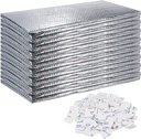 Generic 20-Piece 24x48 inch Reflective Bubble Foil Panels - Garage Door Insulation Kit