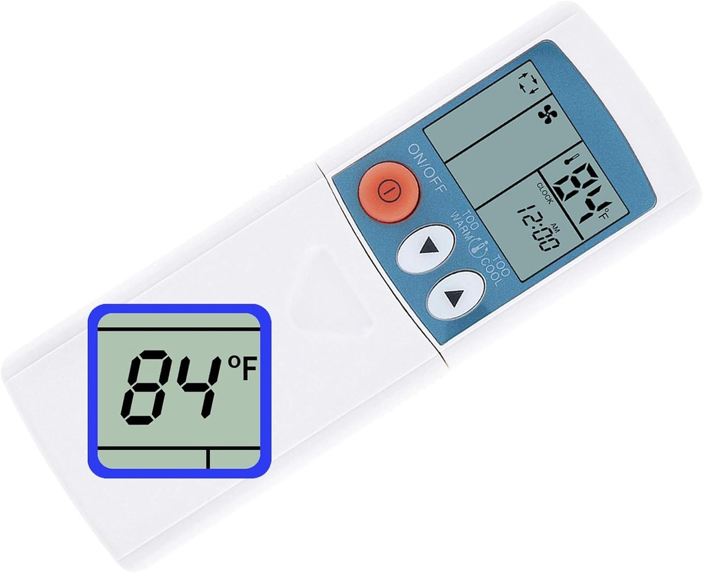 Remote Control for Mitsubishi Pla-A36ba Pla-A12ba4 Pla-A18ba4 Pla-A24ba4 Pla-A30ba4 Pla-A36ba4 Room Air Conditioner Display in Fahrenheit