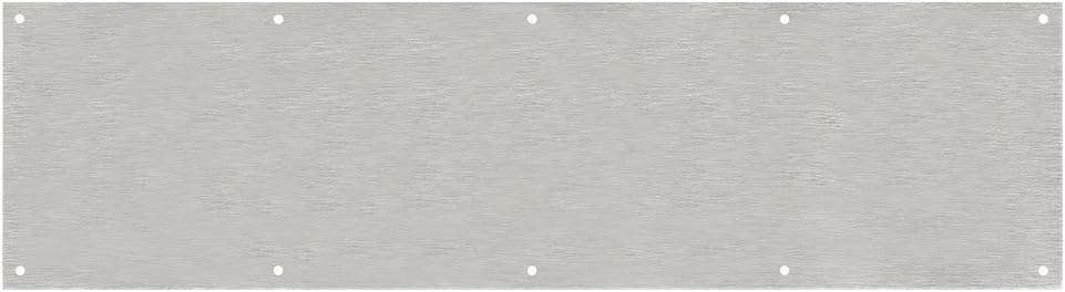 Designers Impressions Satin Nickel 8" x 30" Kick Plate: 609391