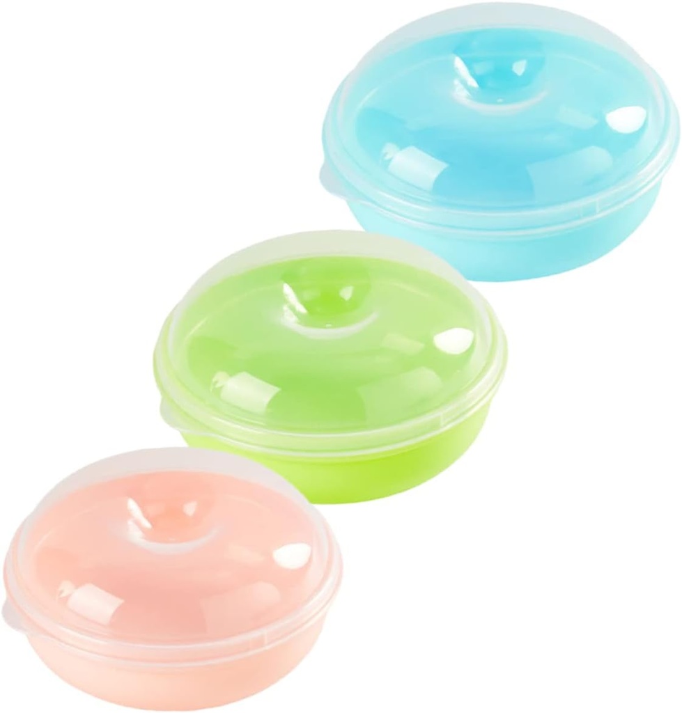 ABOOFAN 3Pcs Airtight Bread Storage Container Clear Bread Box for Kitchen Countertop for Baked Goods Organization