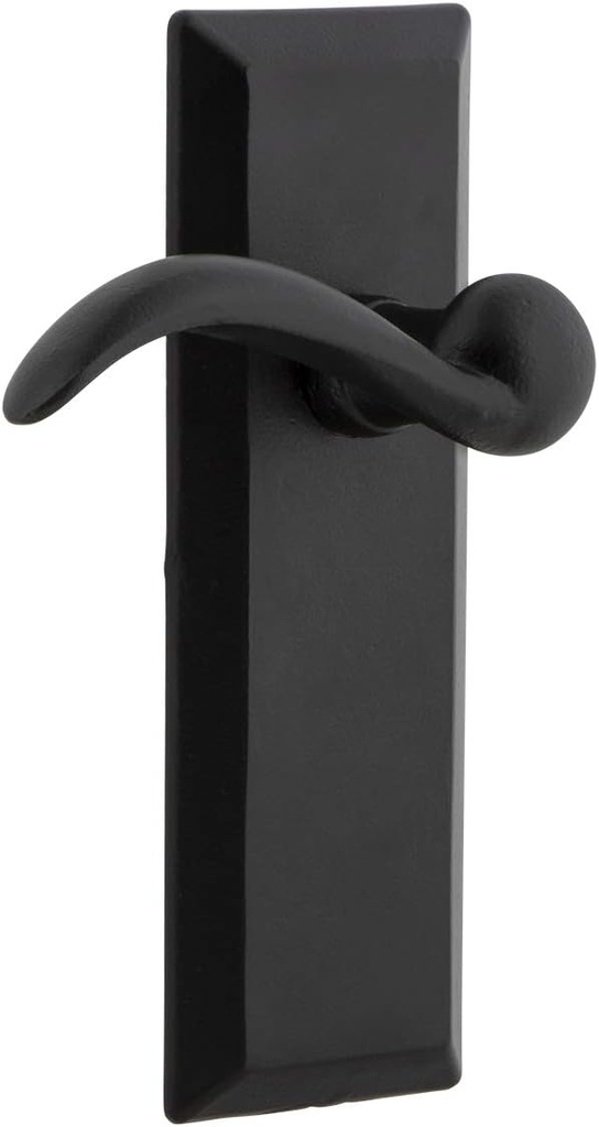 Ageless Iron Keep Plate Double Dummy with Tine Lever in Black Iron - Universal Handing